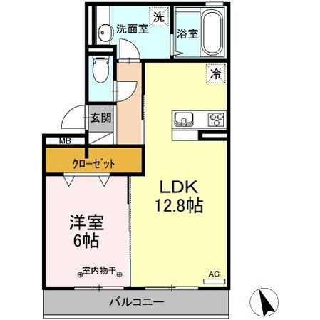 中津駅 徒歩8分 2階の物件間取画像